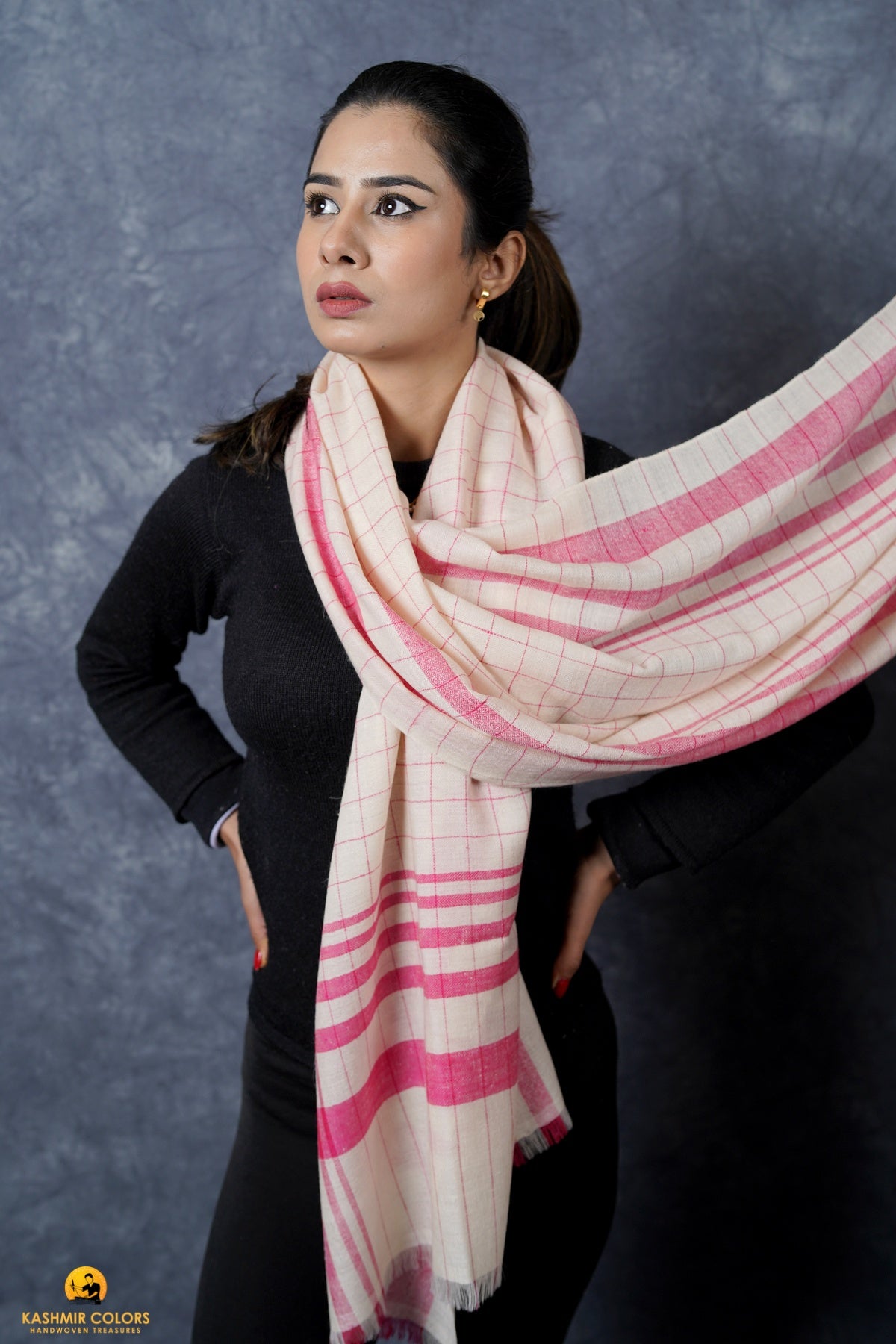 Early Snow Pure Cashmere Stole
