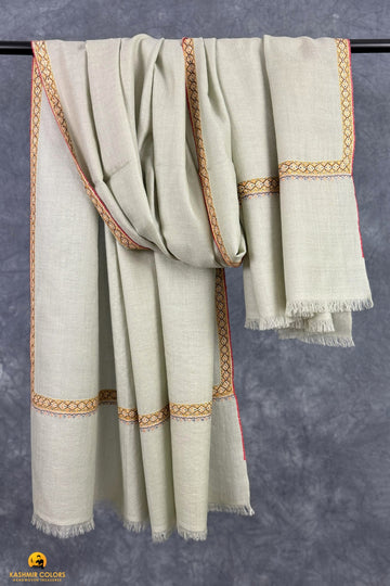 Pista Baledar Hand Embroidered Pashmina Shawl