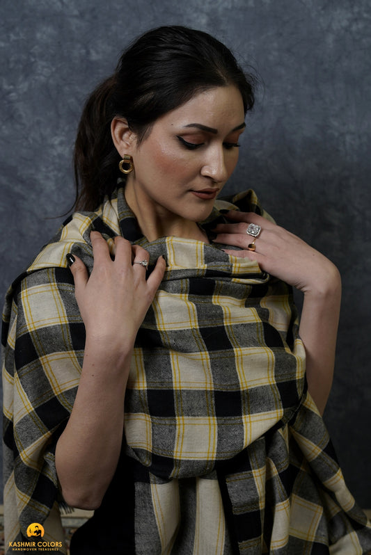 Tartan Pure Cashmere Shawl