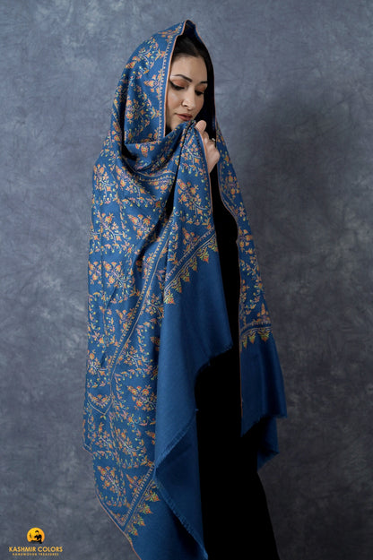 Wedlock  Hand Embroidered Shawl