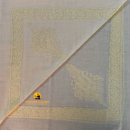 Hand Embroidered Ghutra Square Scarf