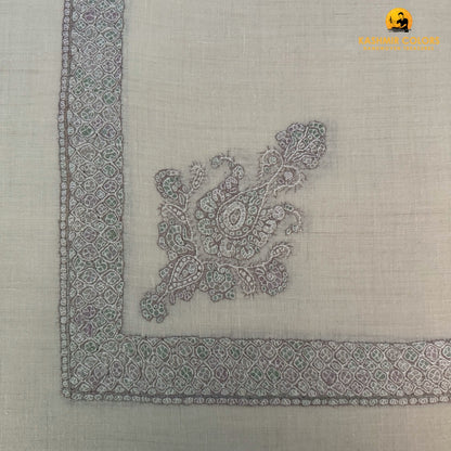 Hand Embroidered Ghutra Square Scarf