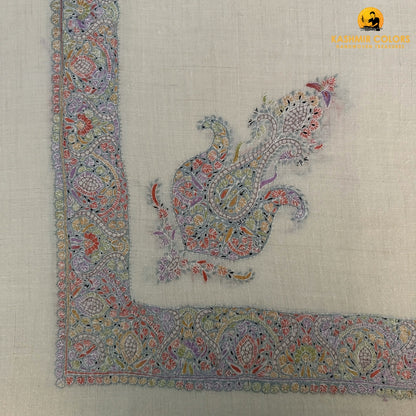 Hand Embroidered Ghutra Square Scarf