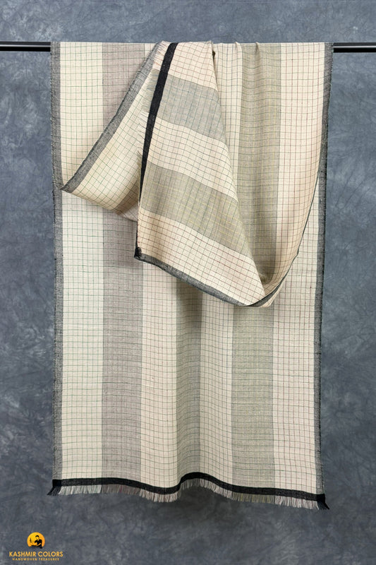 Multi Boxes Pure Cashmere Stole