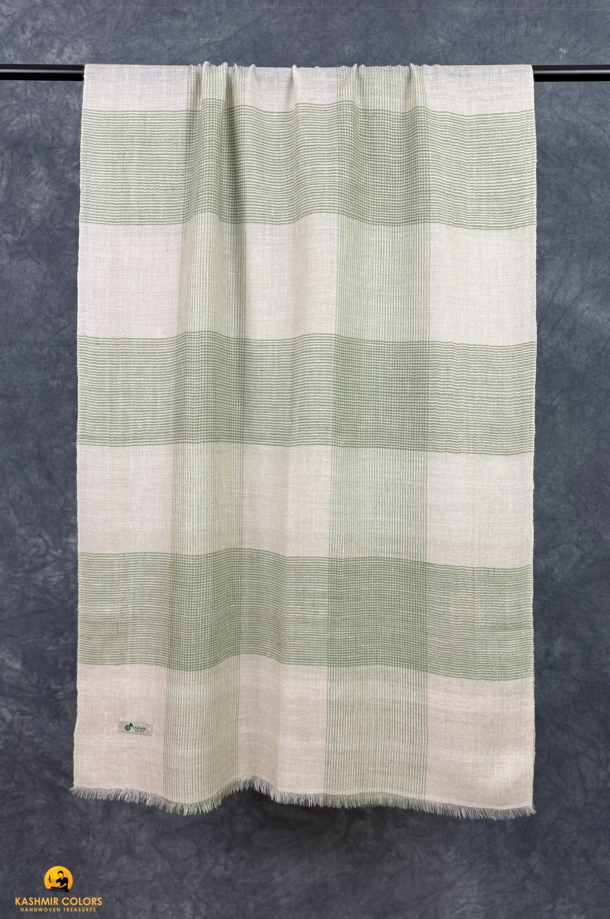 Peking Check Pure Cashmere Stole