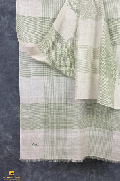 Peking Check Pure Cashmere Stole