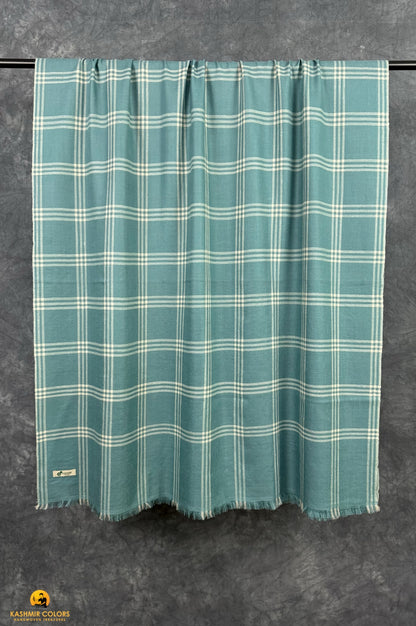 windowpane Pure Cashmere Shawl
