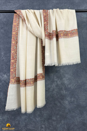 Neemdor Sehr Hand Embroidered Cashmere Shawl