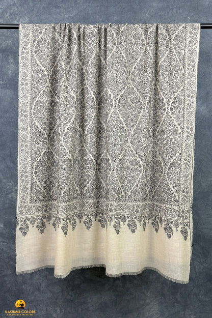River Branch Hand Embroidery Shawl