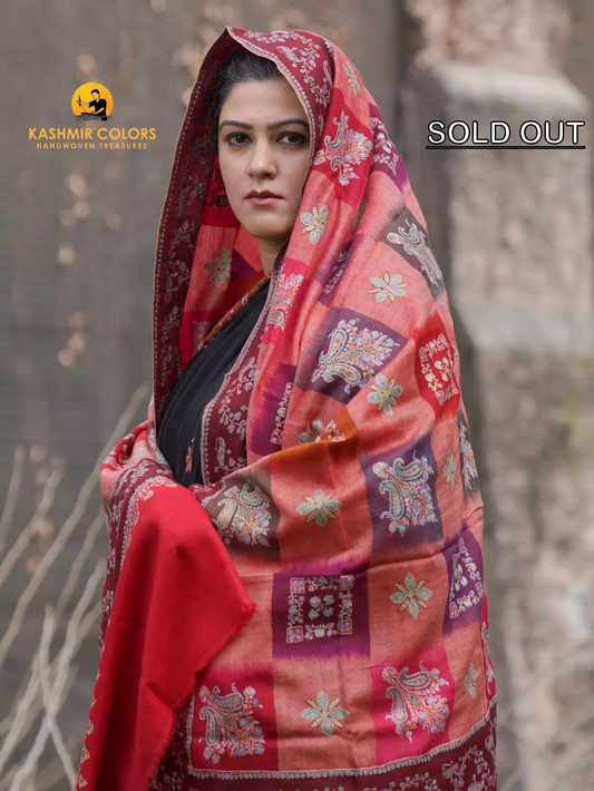 Ekat Hand Embroidered Shawl
