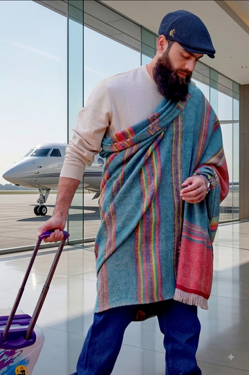 Travel Blanket Shepherd Stripe