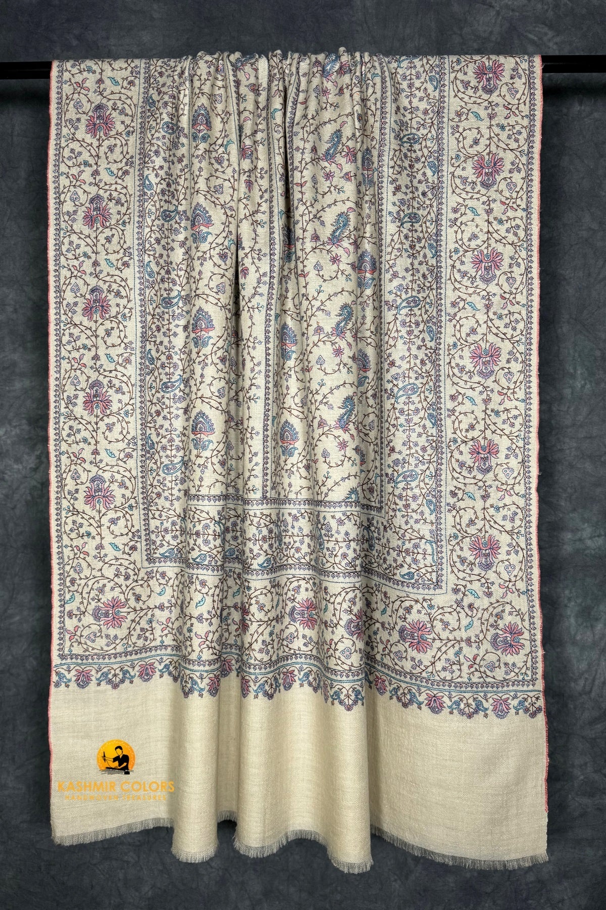 Laura's Hand Embroidered Shawl