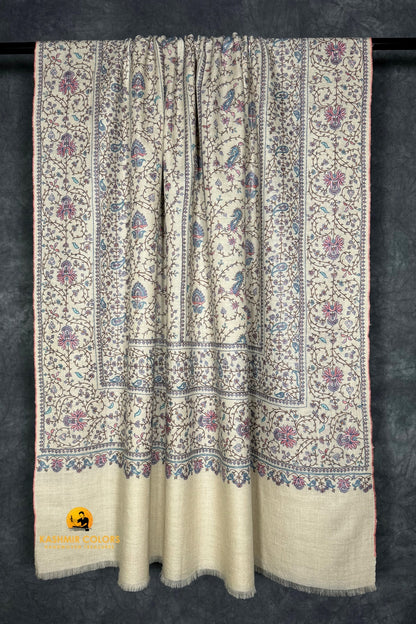 Laura's Hand Embroidered Shawl