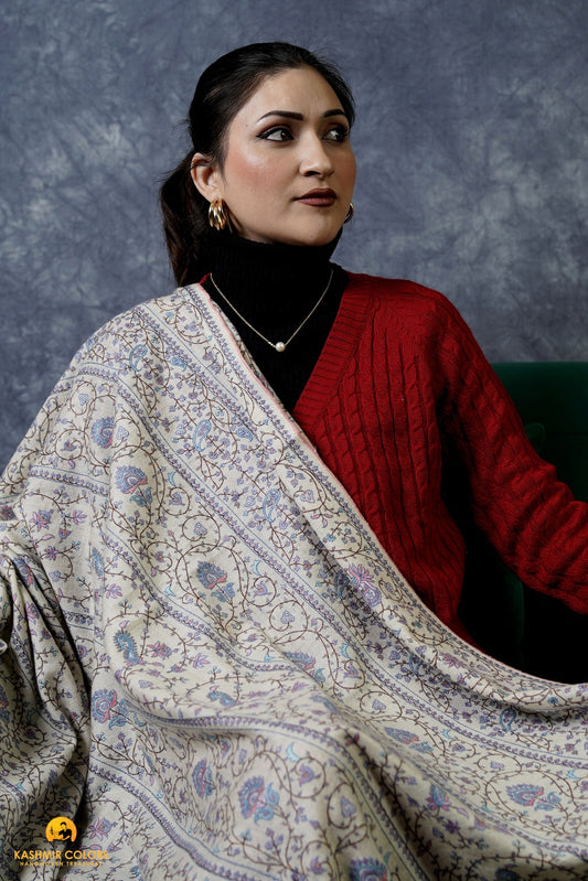 Laura's Hand Embroidered Shawl