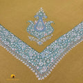 Kashmir Colors Pure Cashmere Pashmina | Golden Honey | Arabian Style | Embroidered Men's Ghutra
