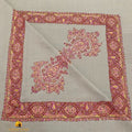 Kashmir Colors Pure Cashmere Pashmina | Natural Brown | Embroidered Ghutra